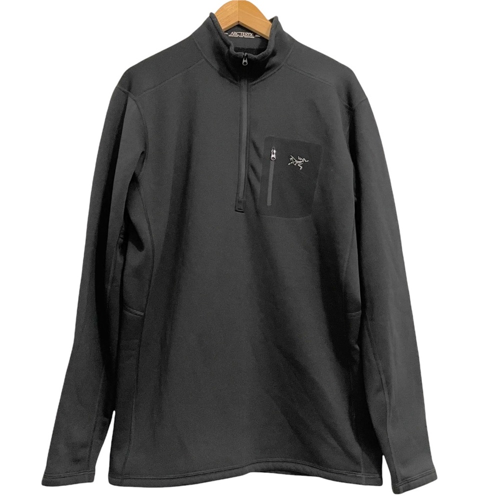 Arc’teryx Black Polartec Bulleit Branded 1/2 Zip Pullover